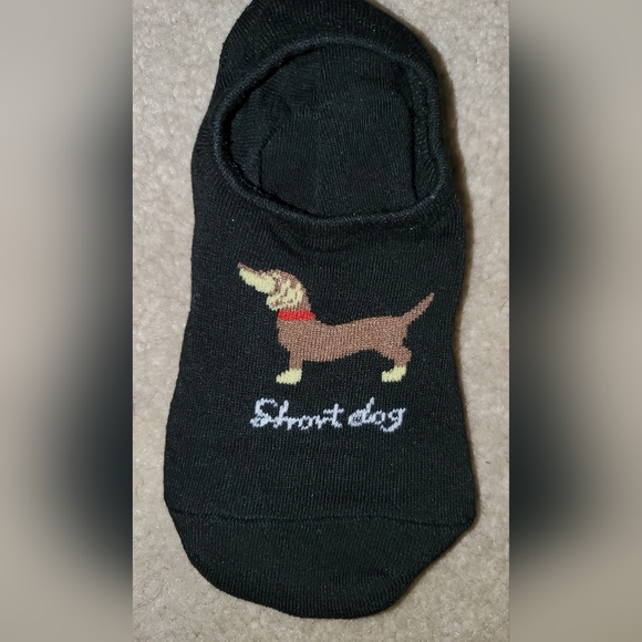 NEW 5 pairs Dauschund/ Doxie/Weiner Dog Footie Socks - Picture 2 of 2
